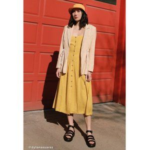 Urban Outfitters | Drop Waist Linen Dress